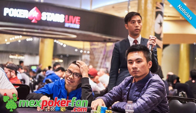 Zigao Yu se coloca líder en el Main Event del PokerStars Championship Macao; Sergio Aido pasa el corte