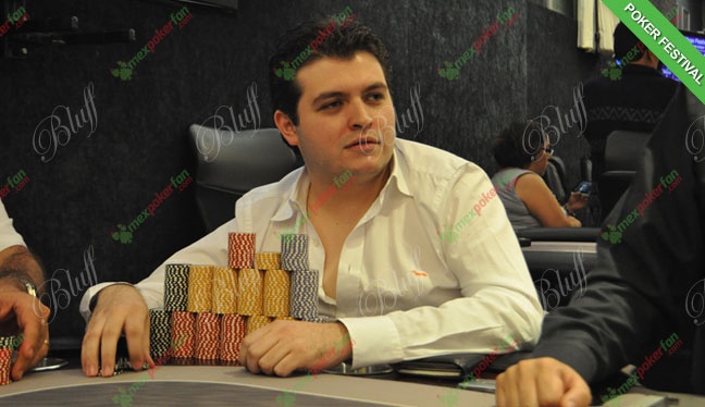 Guillermo "Menona" Olvera despedazó el dÍa 1B del Main Event del Bluff Poker Festival